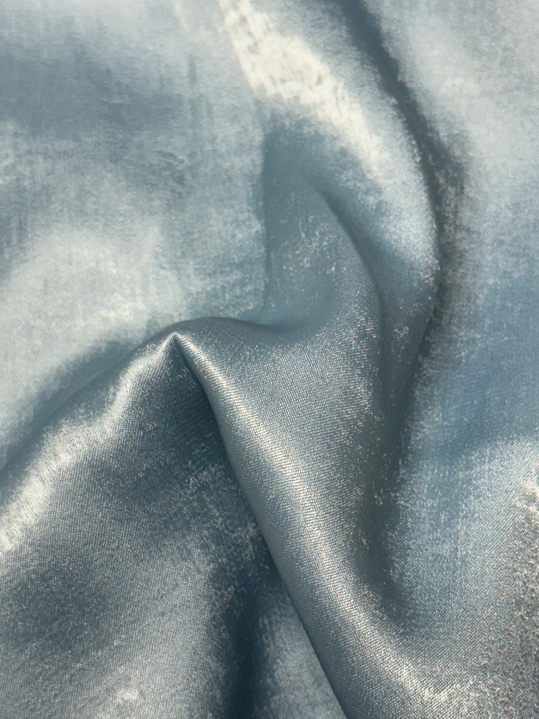 Ice Blue Polyester Satin - Purpose