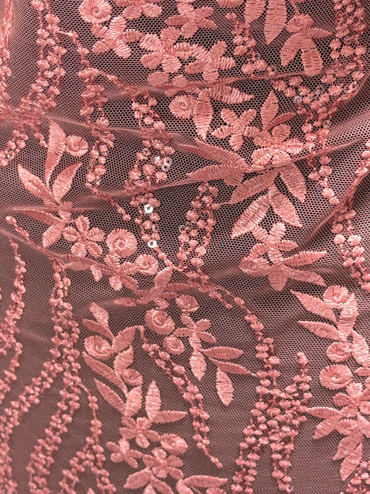 Pink Sequin Lace - EB3051