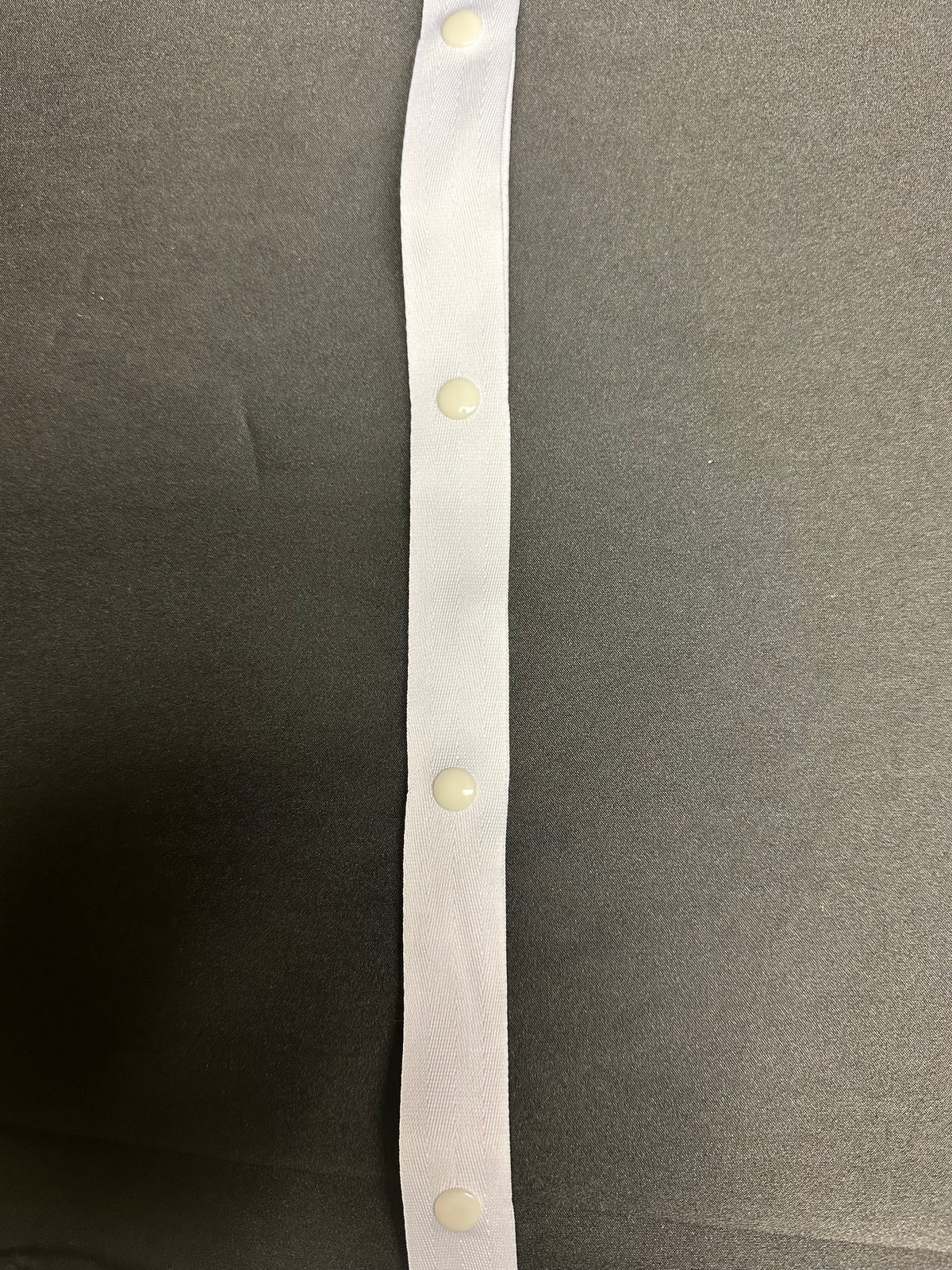 White 100mm Spaced Popper Tape - A83