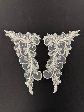 Ivory Beaded Motif - MT4002