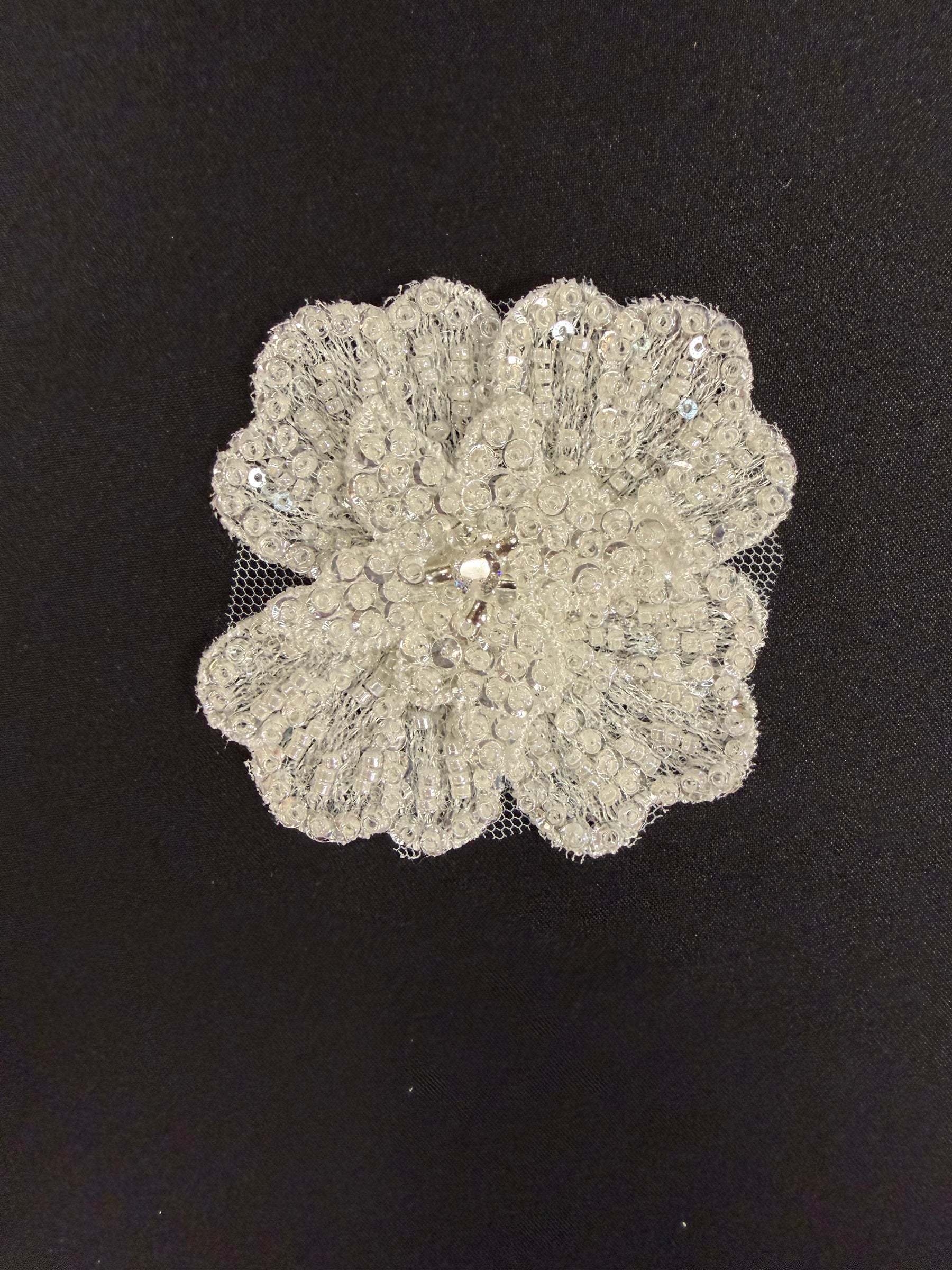 Ivory Beaded Motif - MT3006