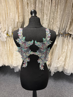 Multi Coloured Beaded Motif - MT4016