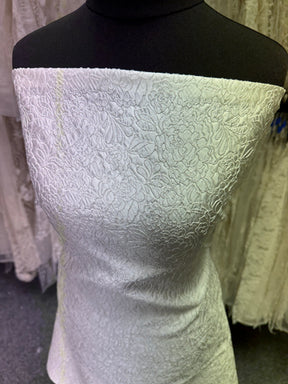 Pale Ivory Italian Raised Jacquard - P664