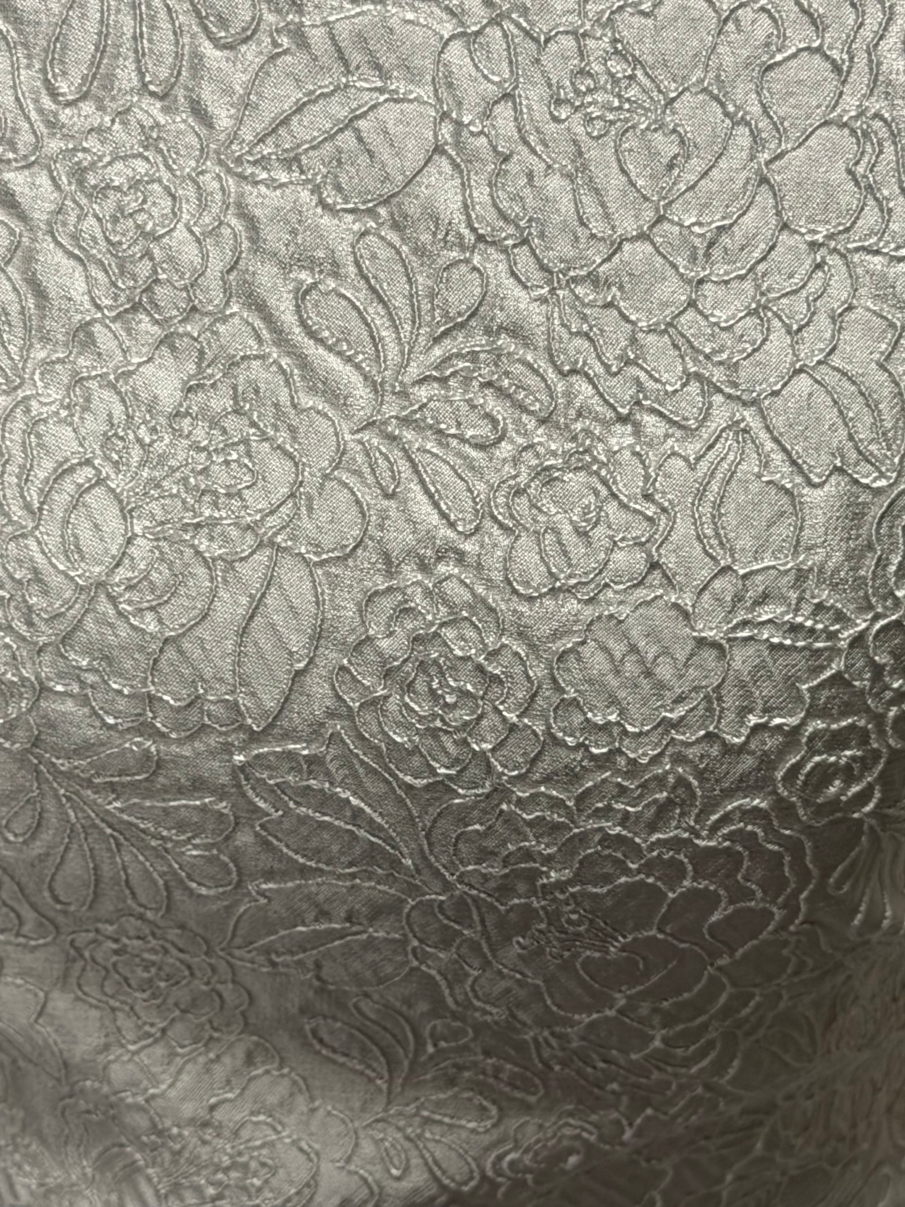 Pale Ivory Italian Raised Jacquard - P664