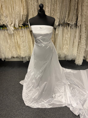 White Polyester Taffeta - P600