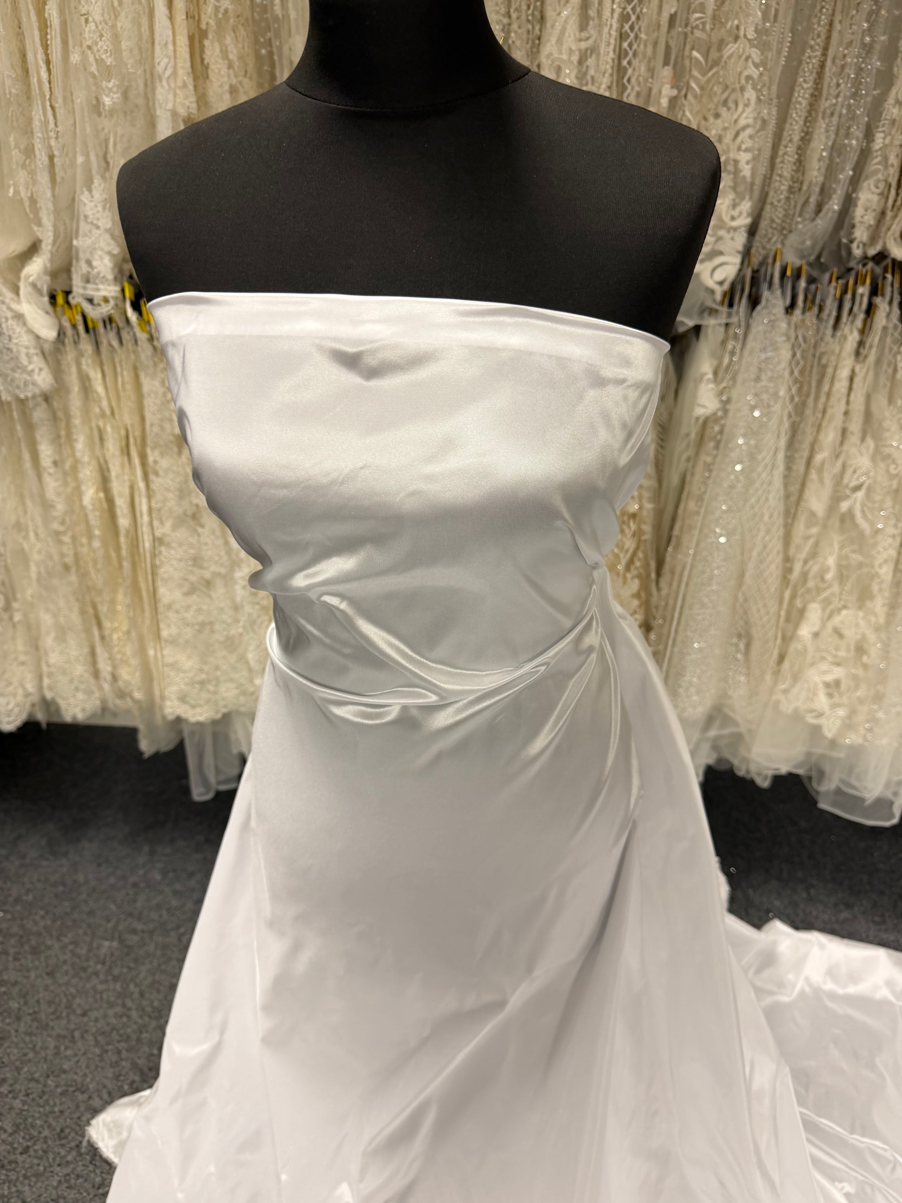 White Polyester Taffeta - P600