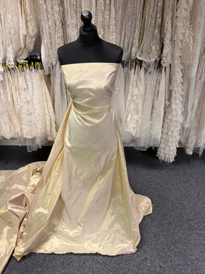 Pink/Green Polyester Taffeta - P600