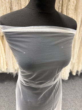 Ivory Eco Tulle With Crystals - EU1001