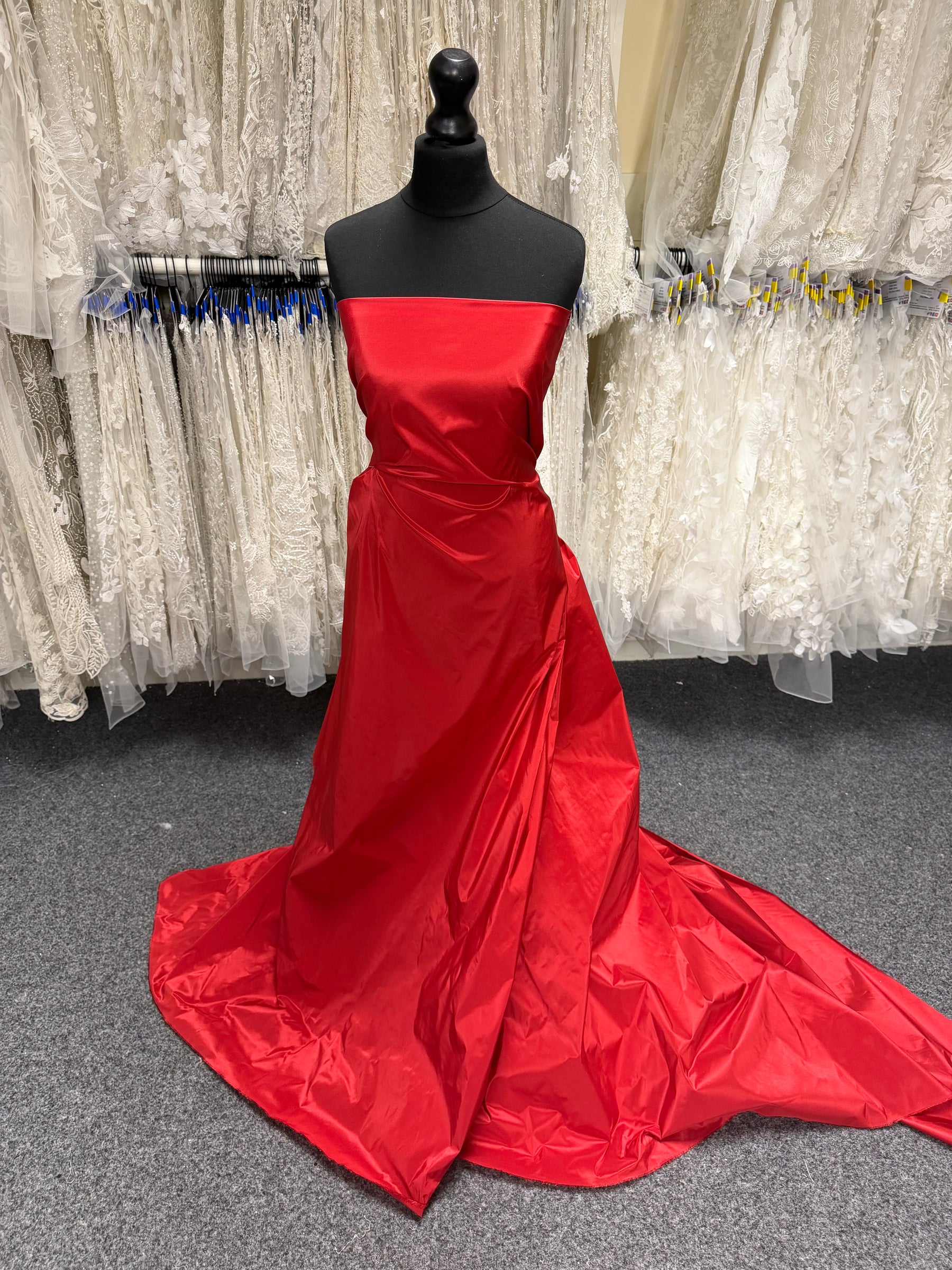 Red Polyester Taffeta - P599