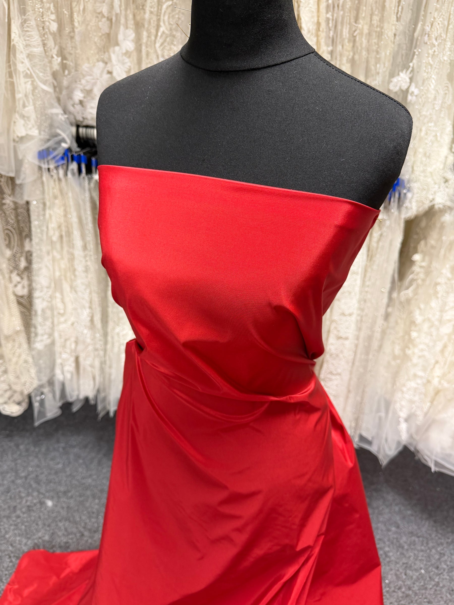 Red Polyester Taffeta - P599