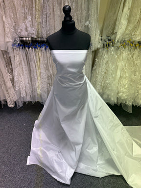 White Polyester Taffeta - P599