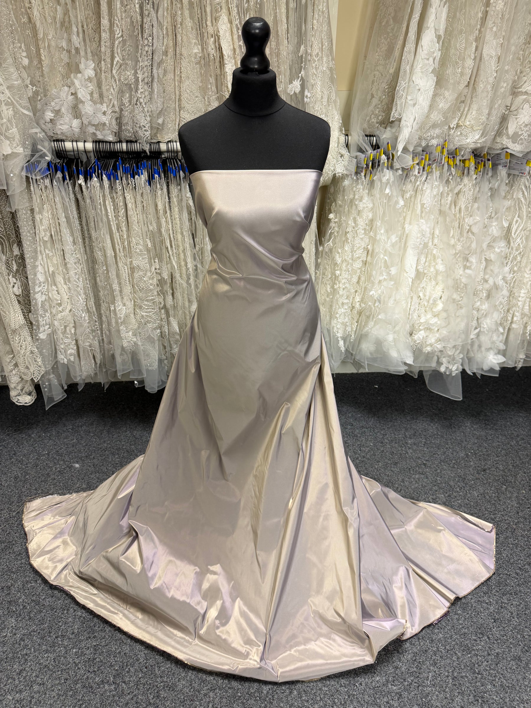 Violet/Gold Polyester Taffeta - P600