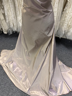 Violet/Gold Polyester Taffeta - P600