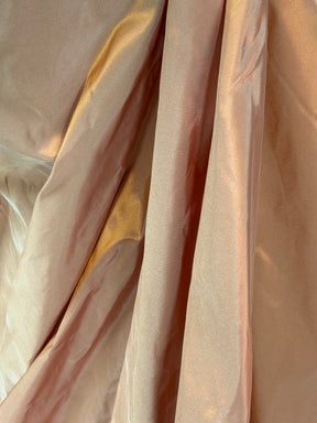 Wine/Gold Polyester Taffeta - P600