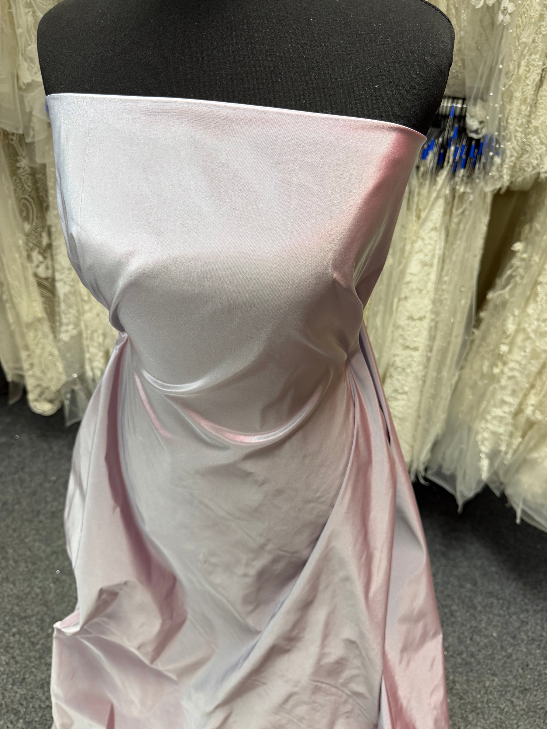 Red/Sky Polyester Taffeta - P600
