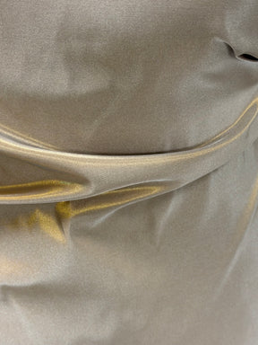 Chocolate/Gold Polyester Taffeta - P600