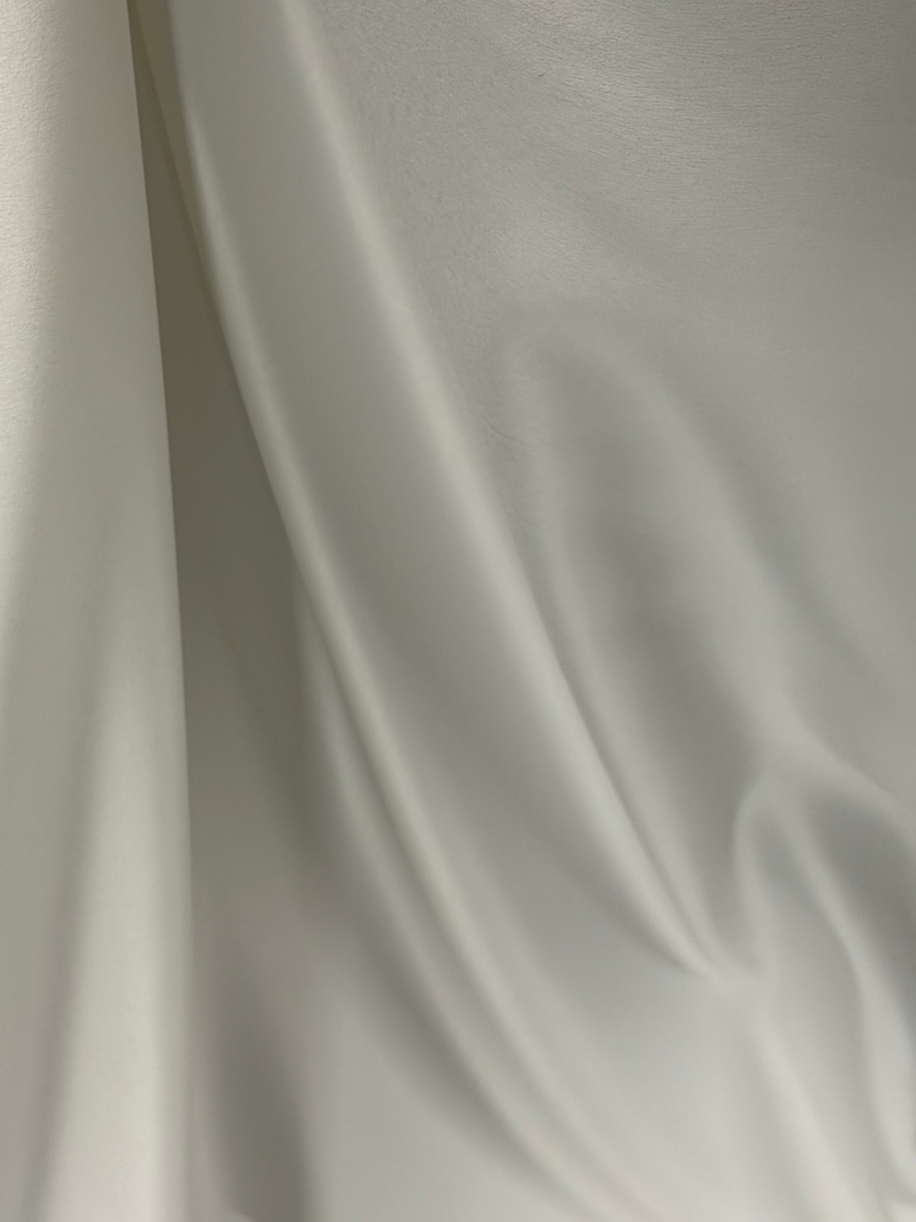 Ivory Polyester Satin Backed Crepe - P60