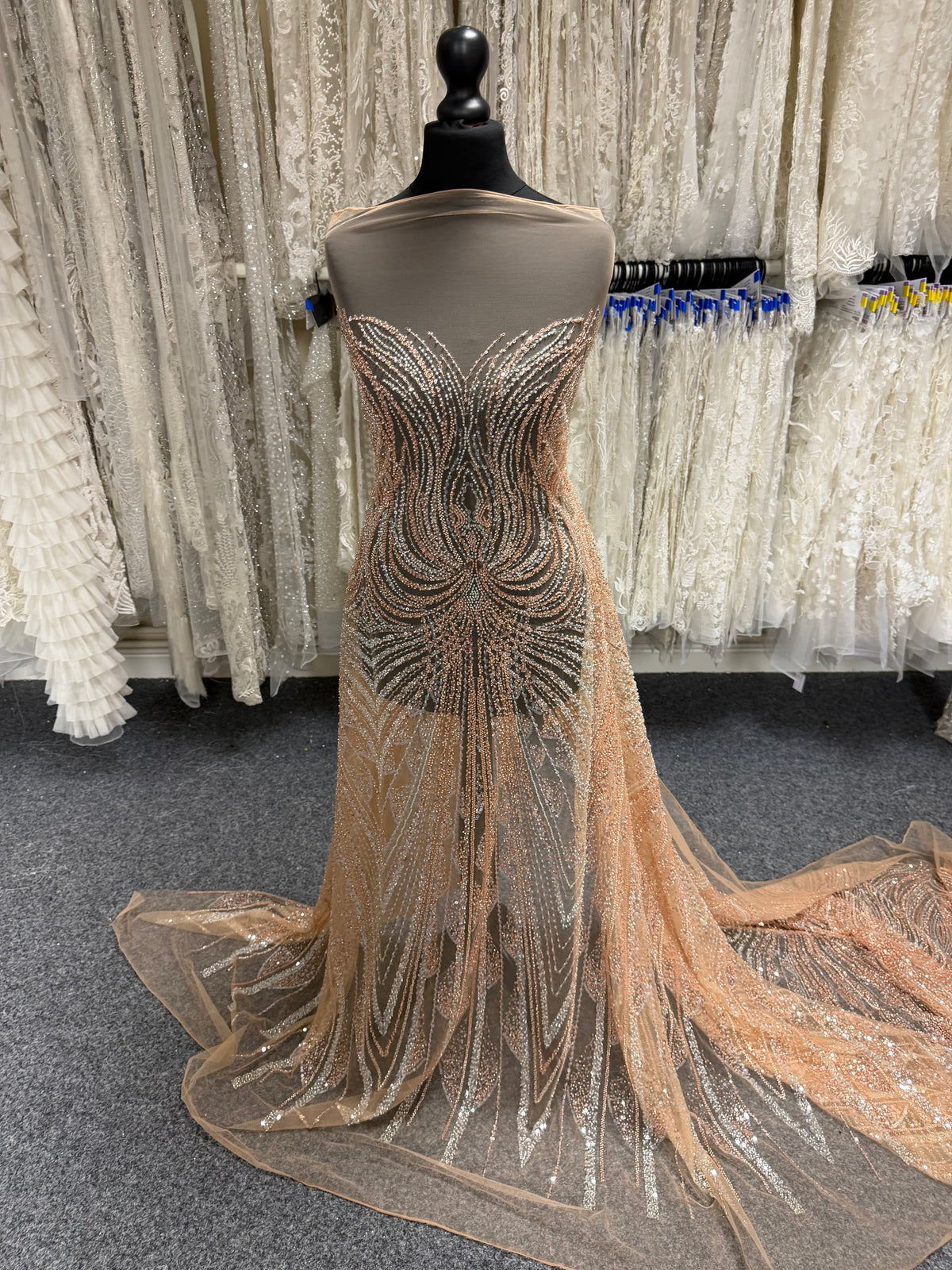 Nude Beaded Lace - Tenerife