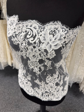 Ivory Corded Lace Trim - Rhonda