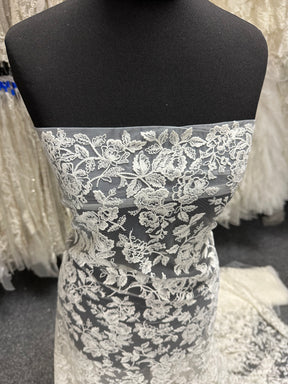 Ivory Embroidered Lace - EB5045