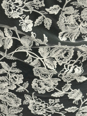 Ivory Embroidered Lace - EB5045