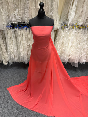 Coral Polyester Chiffon - Benevolence