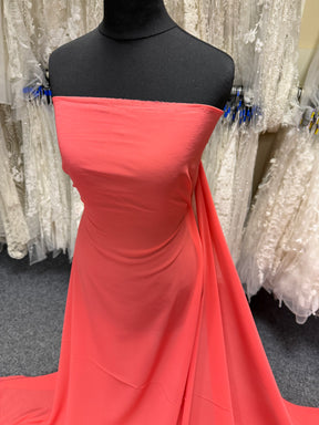 Coral Polyester Chiffon - Benevolence