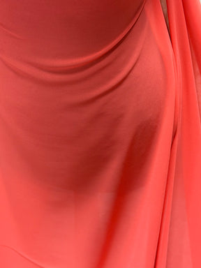 Coral Polyester Chiffon - Benevolence