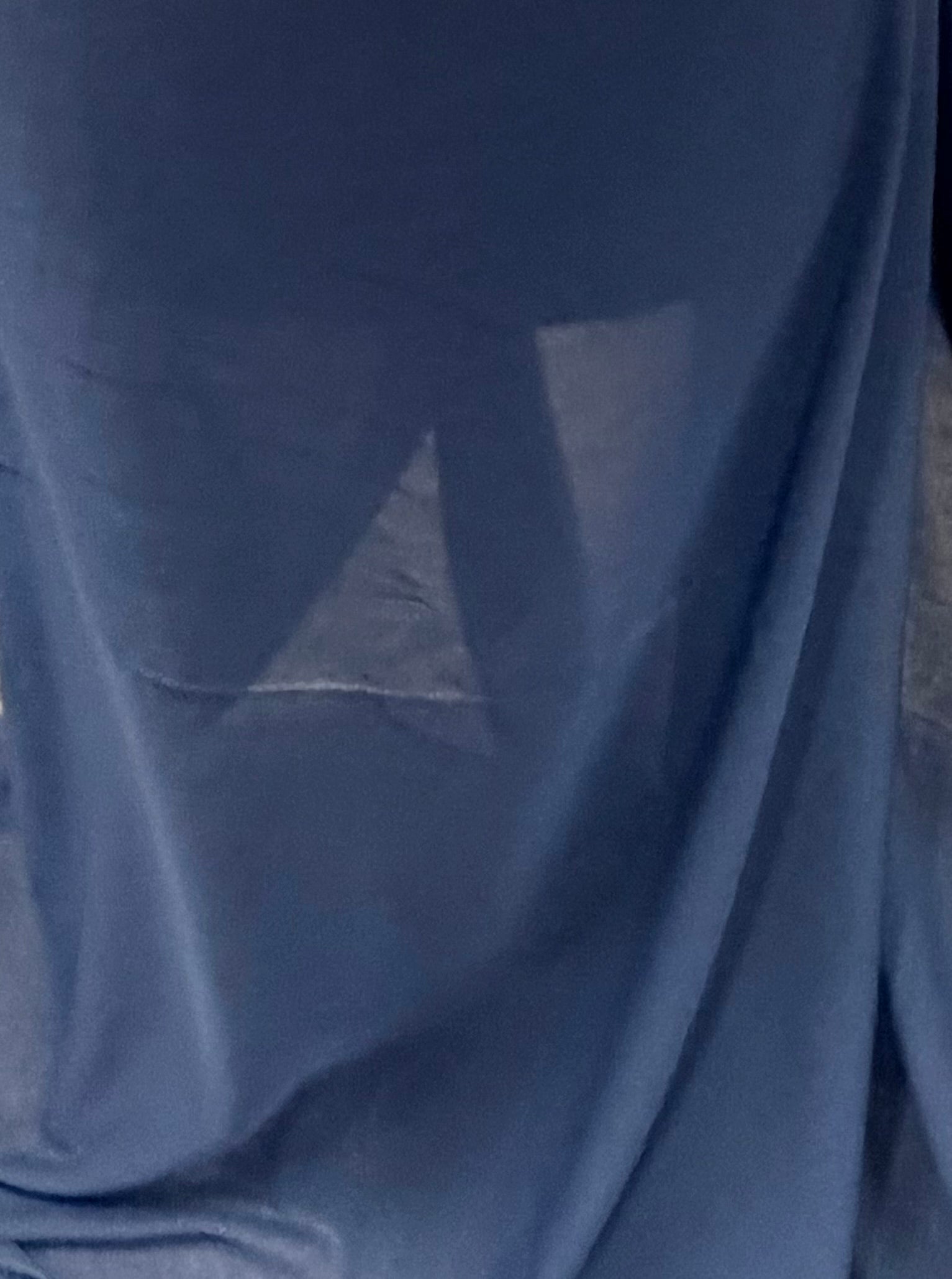 Navy Polyester Chiffon - Benevolence