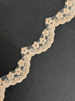 Antique Rose Corded Edging - T782