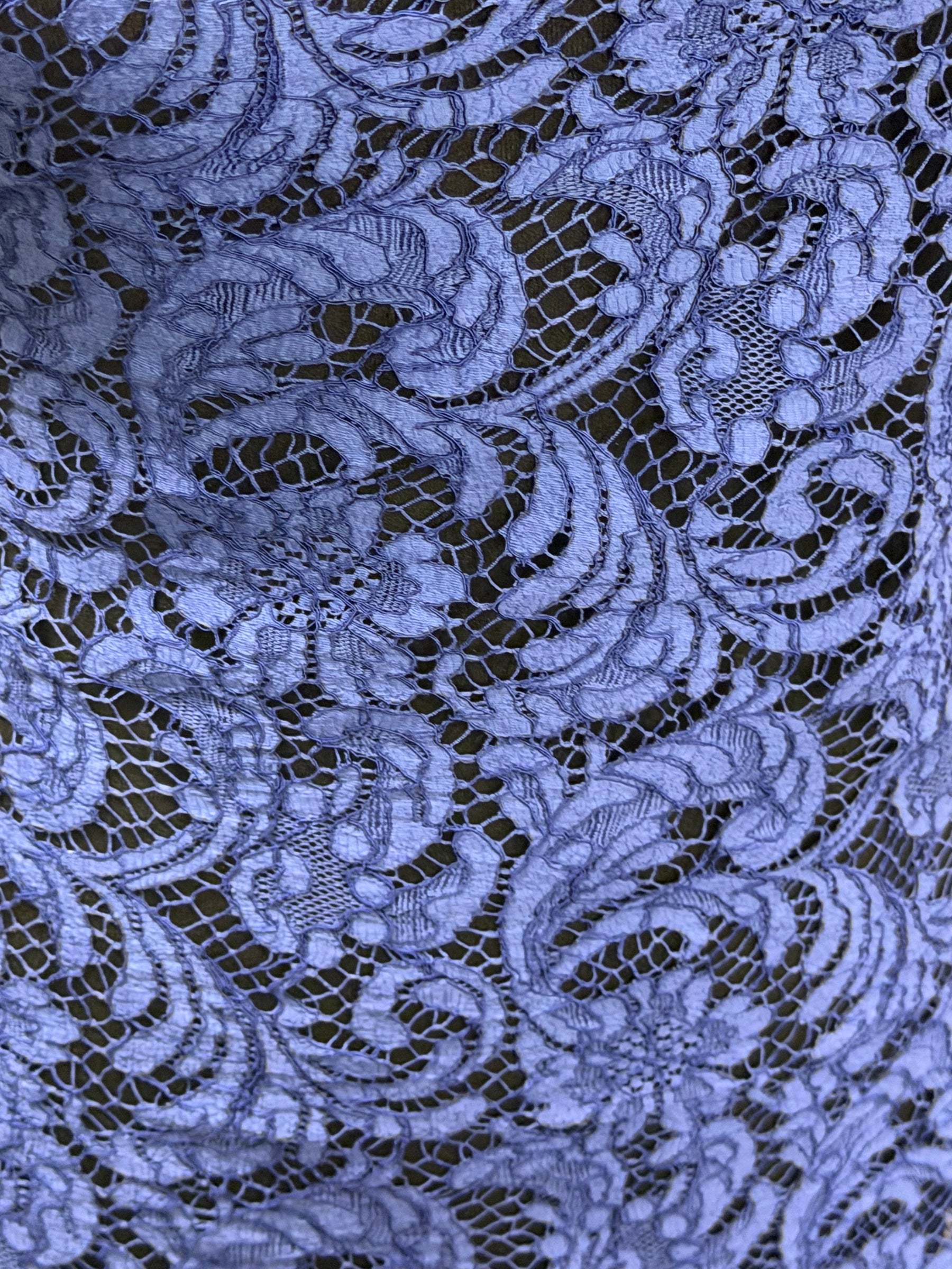Electric Blue Eco French Corded Lace - LA4007