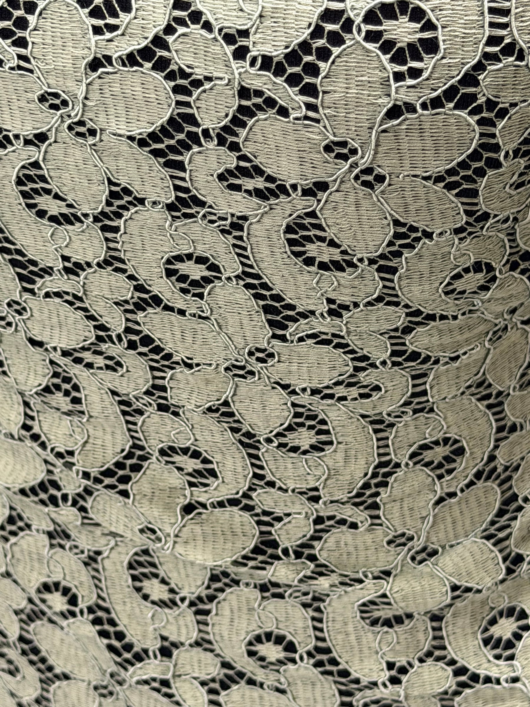 Peridot Green Corded French Lace - LA4008