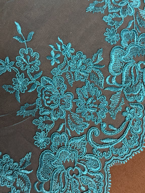 Teal Corded Edging - T726