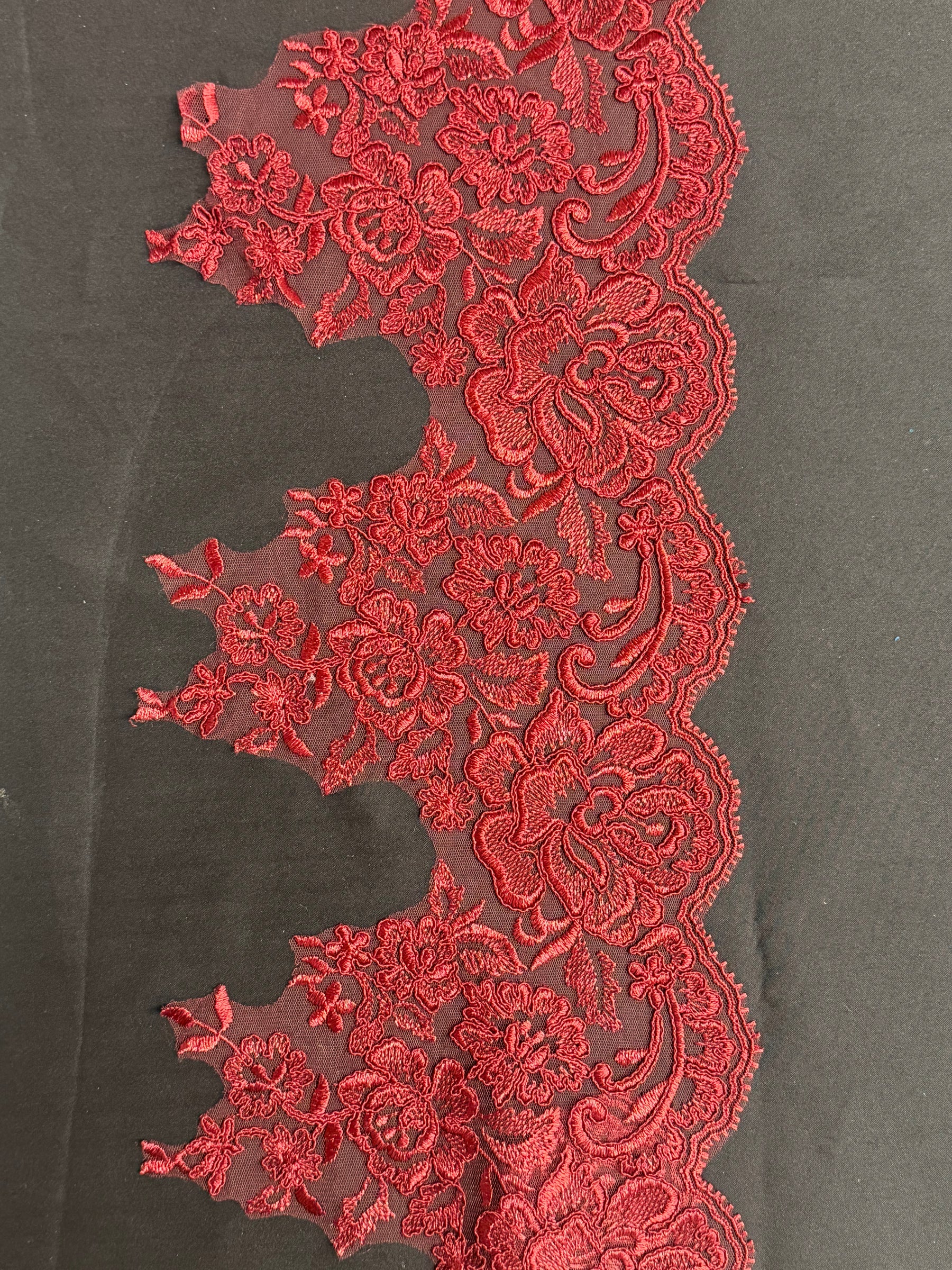 Wine Corded Edging - T726