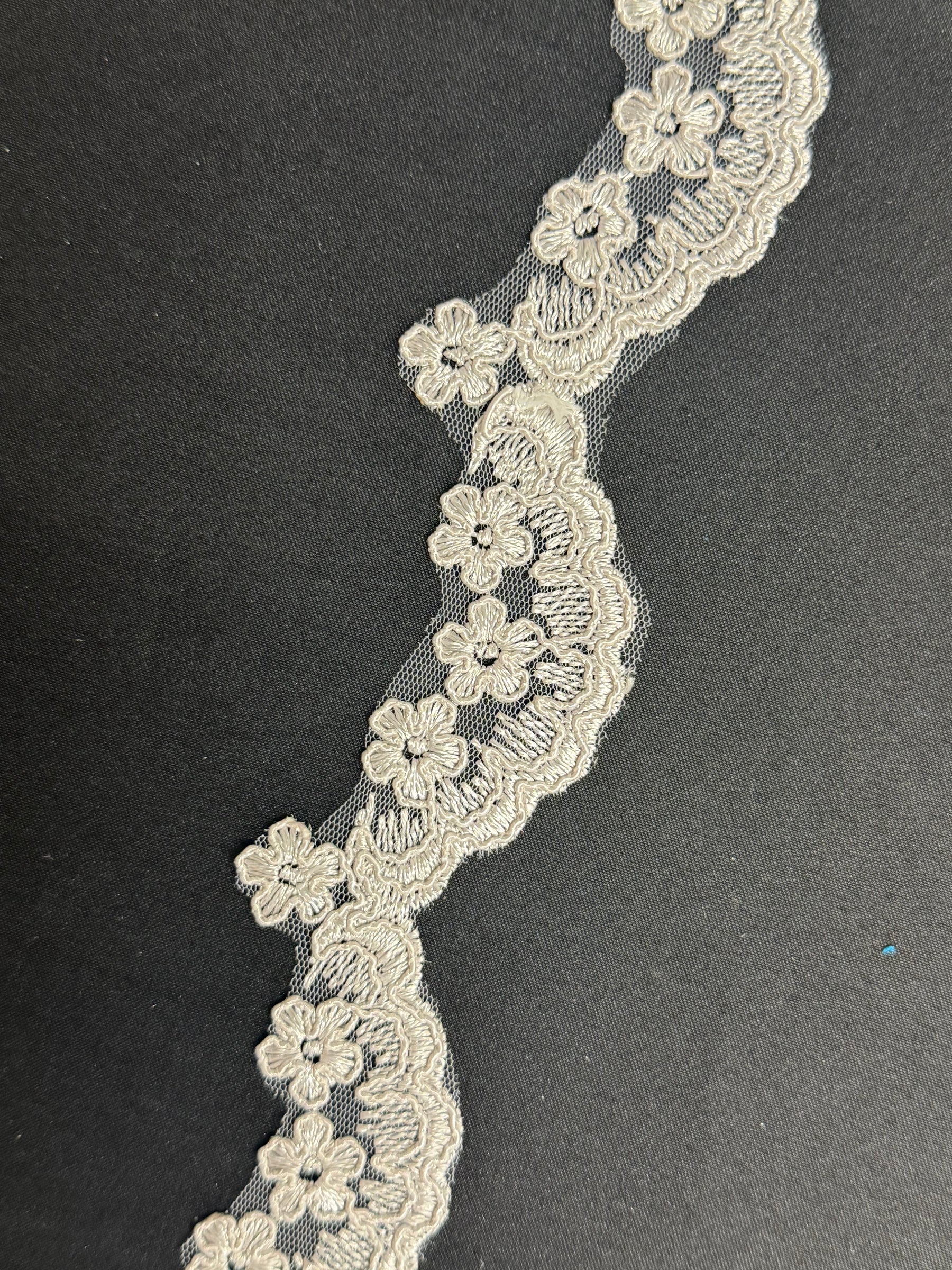 Silver Corded Edging - T782