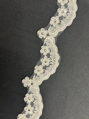 Silver Corded Edging - T782