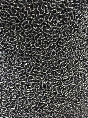 Navy Beaded Lace - Baltic