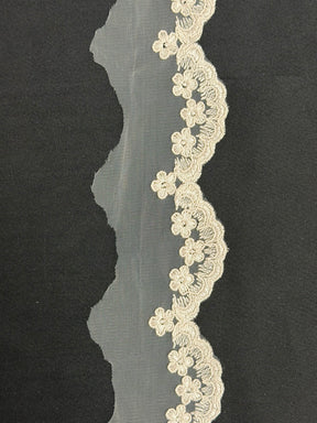 Shell Pink Corded Edging - T782