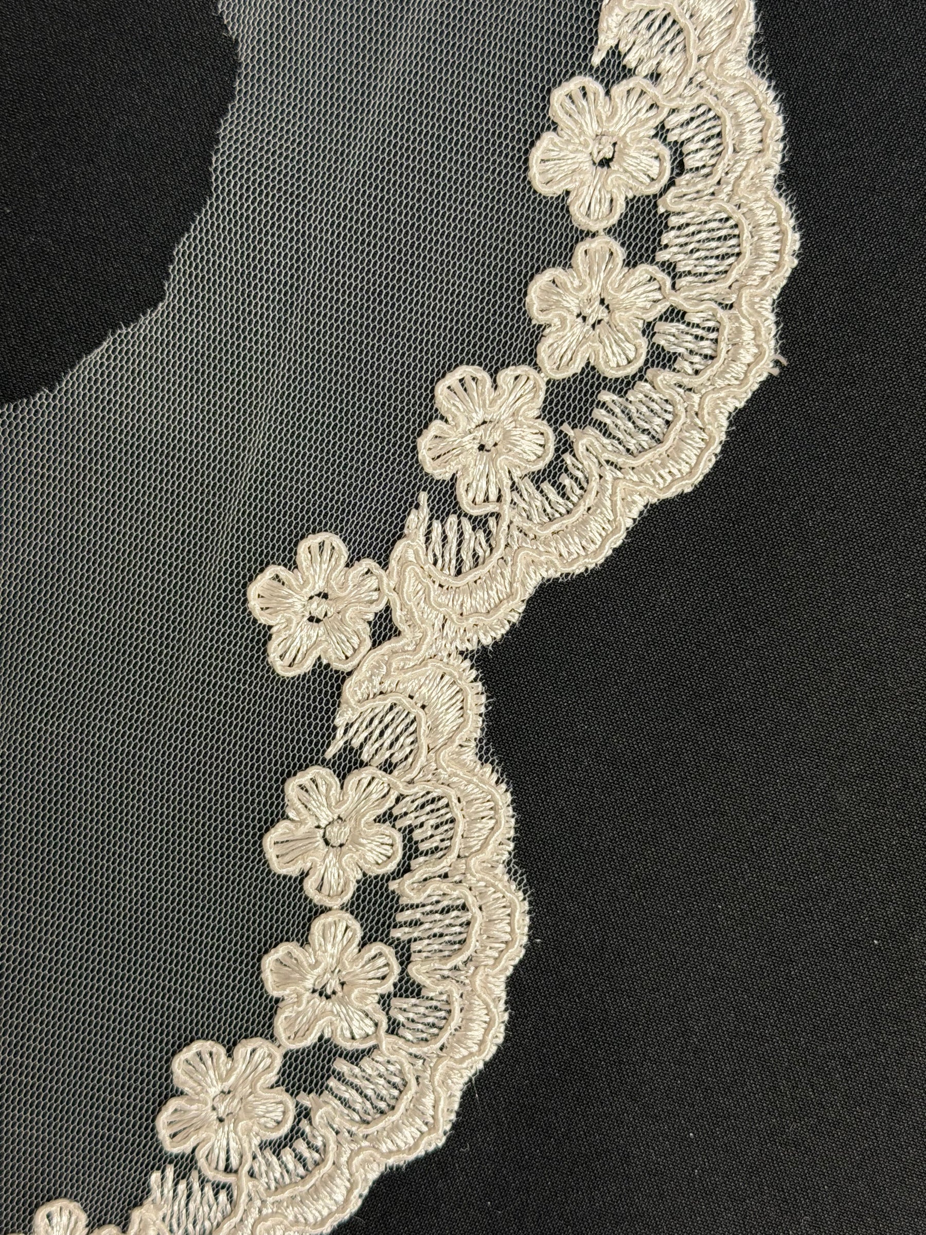 Shell Pink Corded Edging - T782