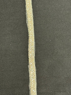 Silver Beaded Edging - T717