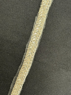 Silver Beaded Edging - T717