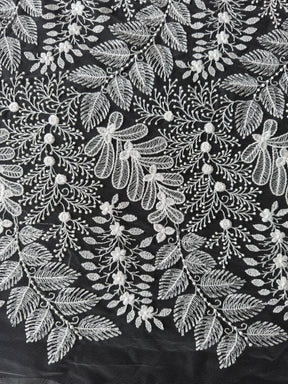 Ivory Embroidered Lace - Essential