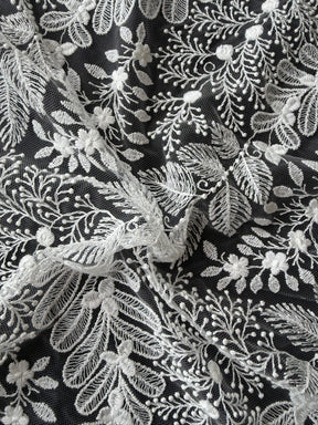 Ivory Embroidered Lace - Essential