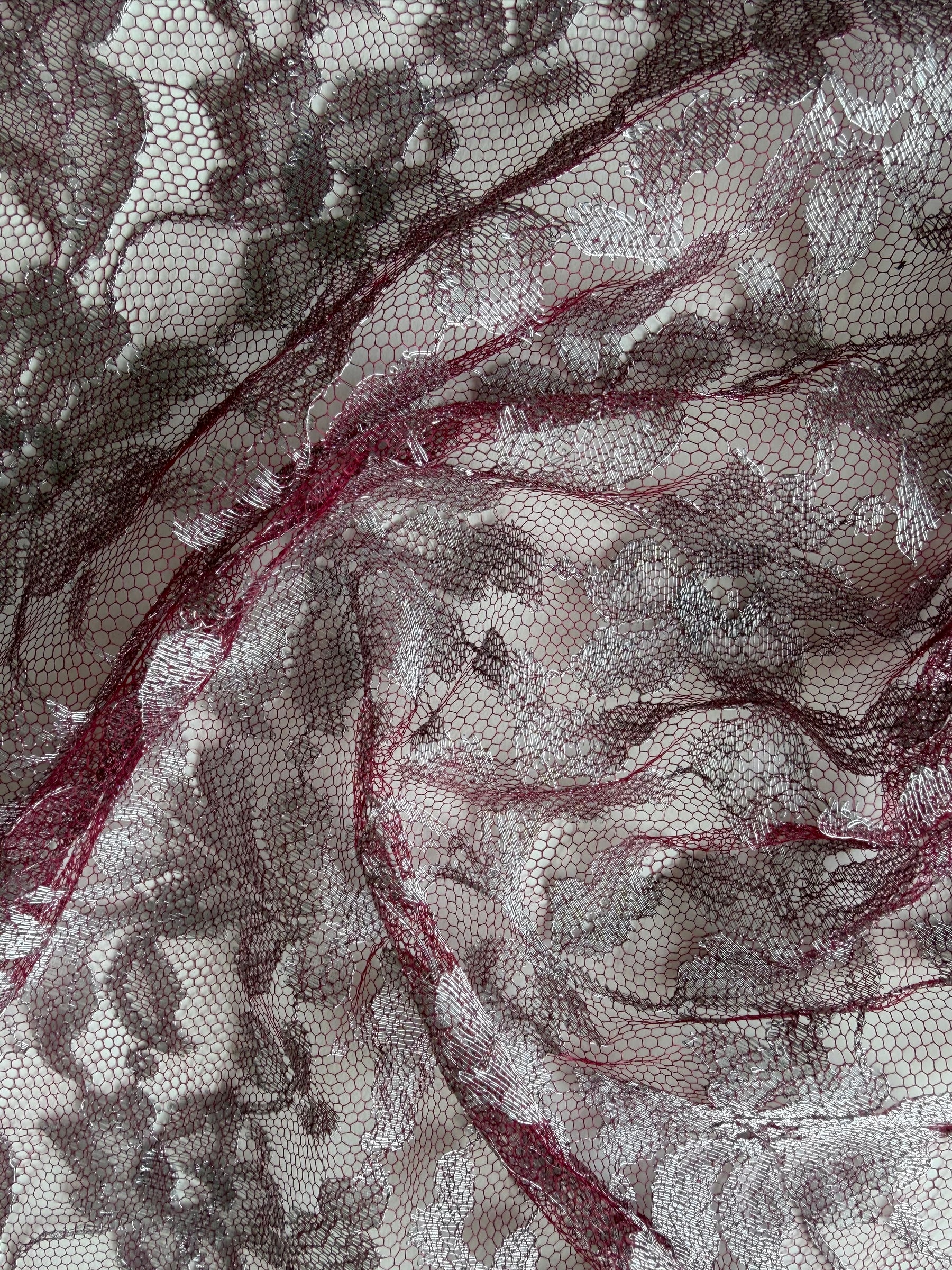 Wine with Silver Lace - LA2002