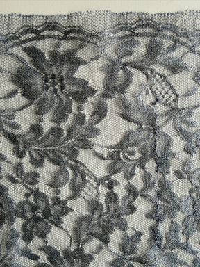 Navy with Silver French Lace - LA2002