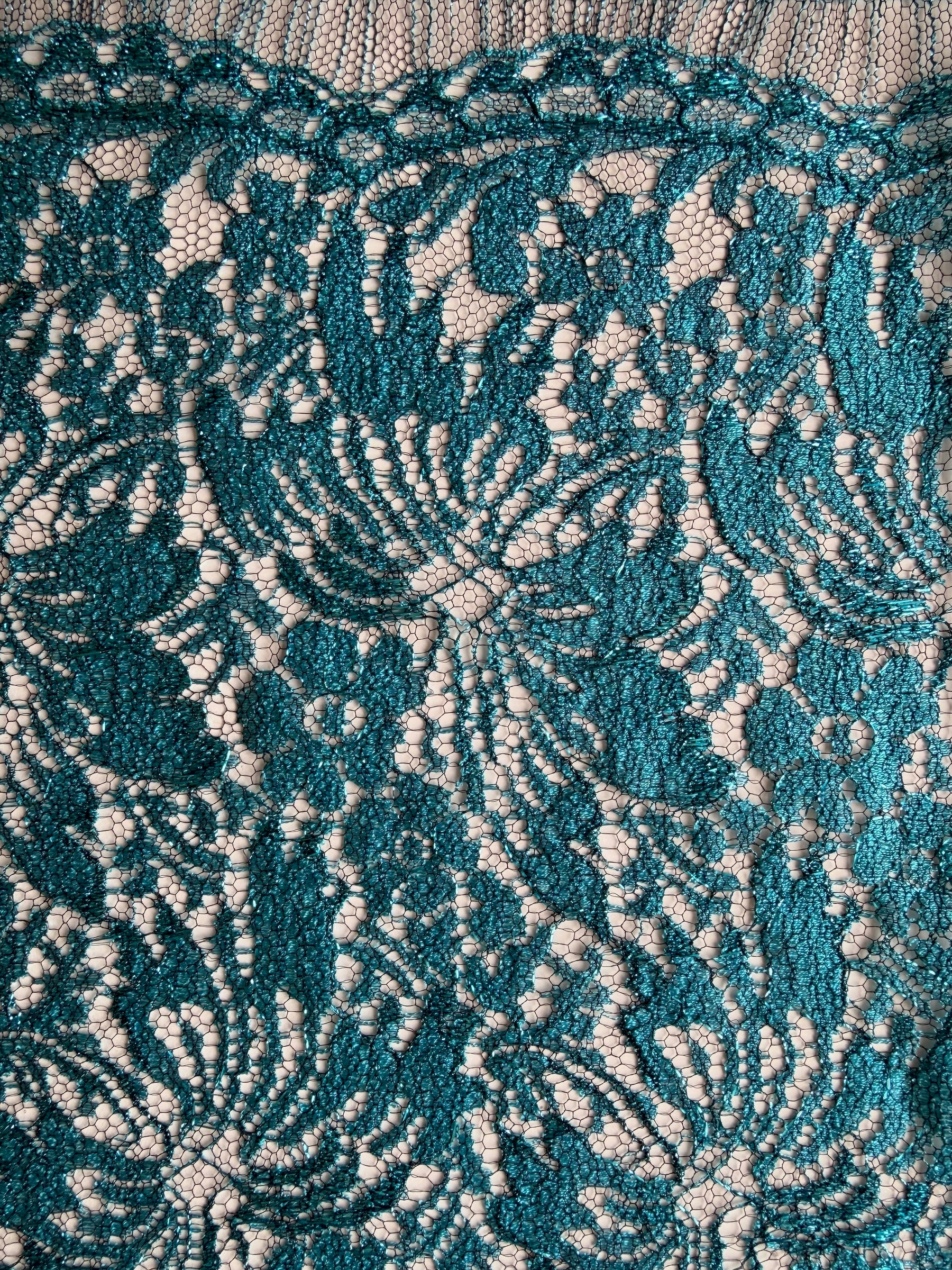 Turquoise French Lace - LA2006