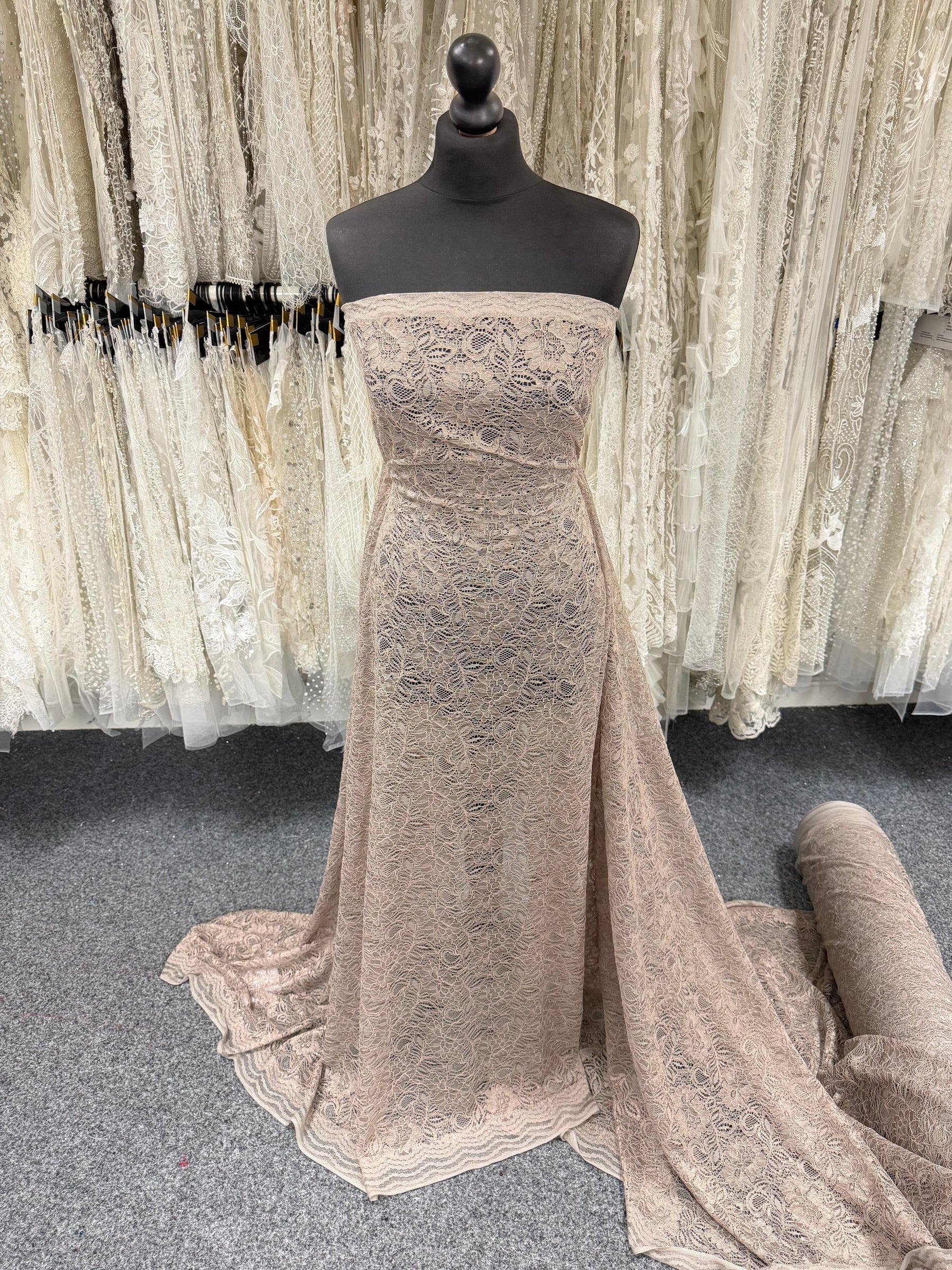 Mink Corded Lace - Tocca