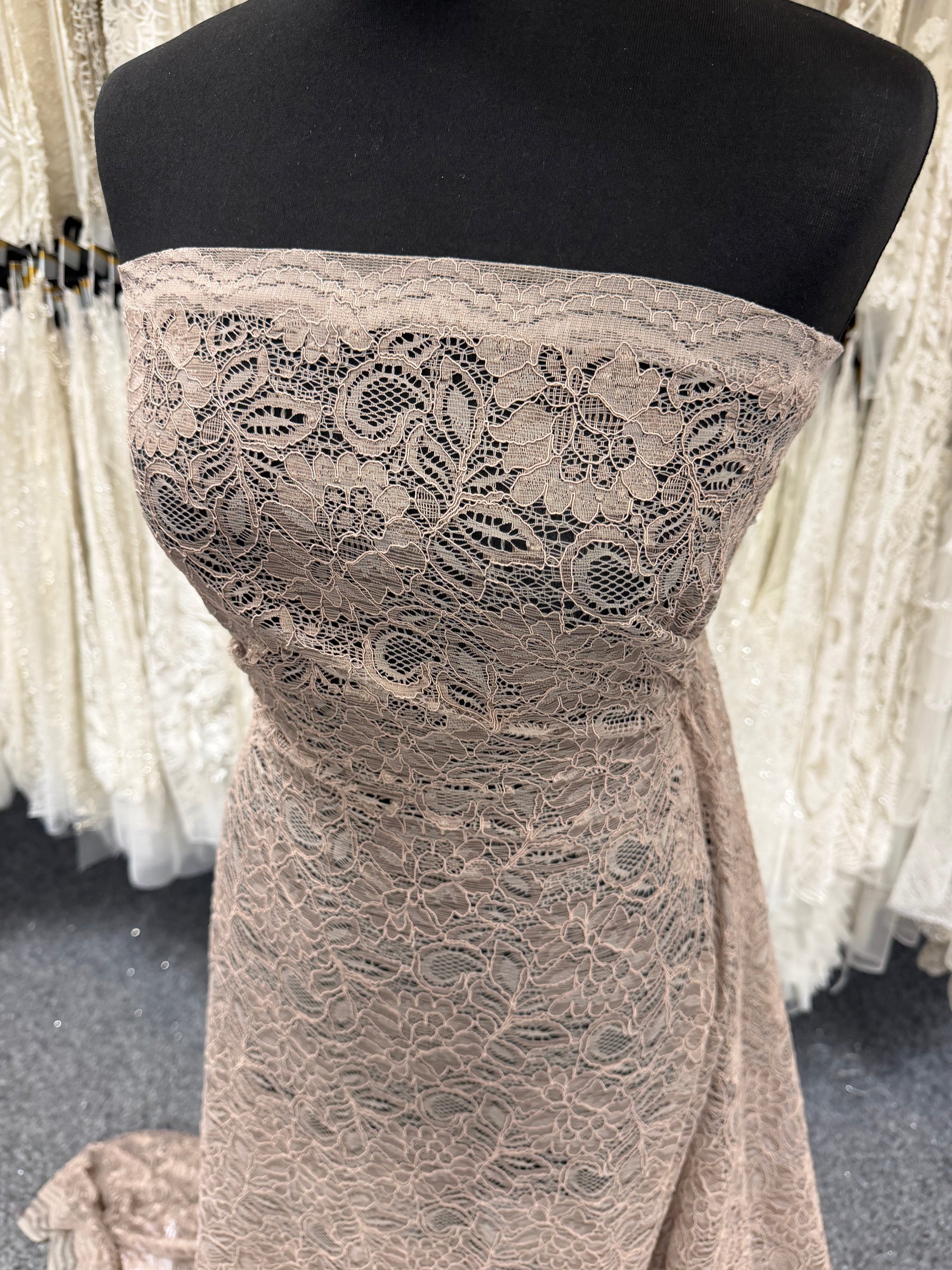 Mink Corded Lace - Tocca