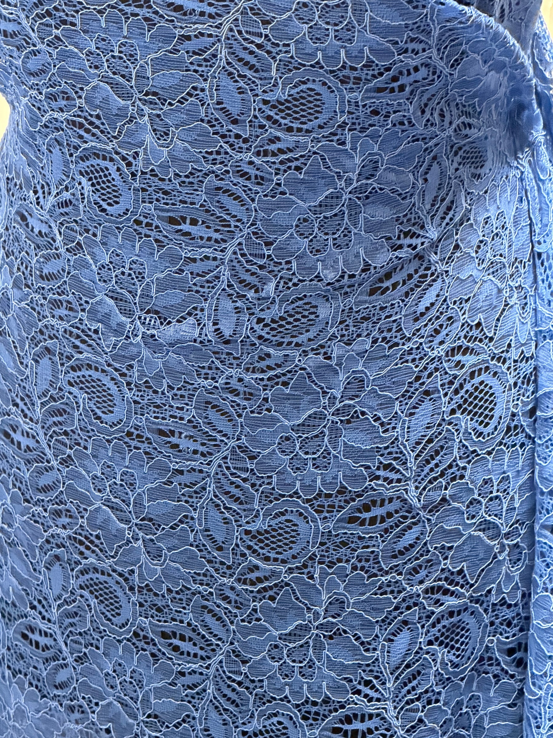 Riviera Blue Corded Lace - Tocca