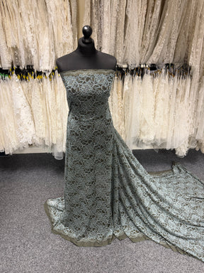 Duck Egg Corded Lace - Tocca